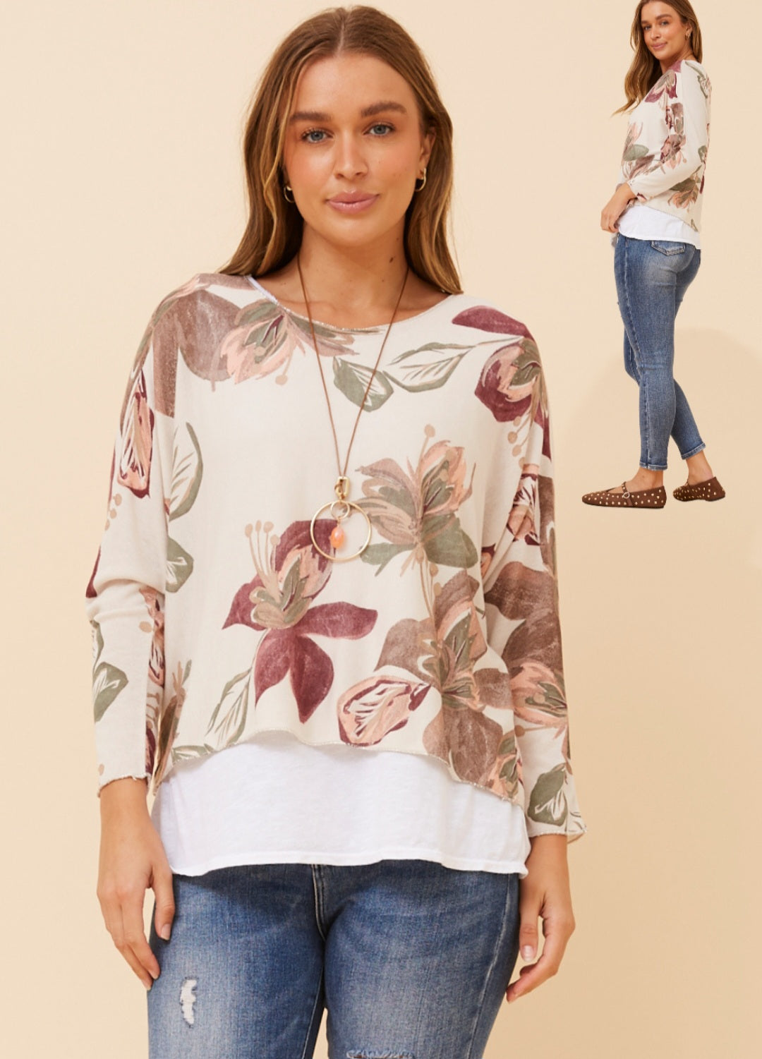 Melika Double Layer Cotton Top