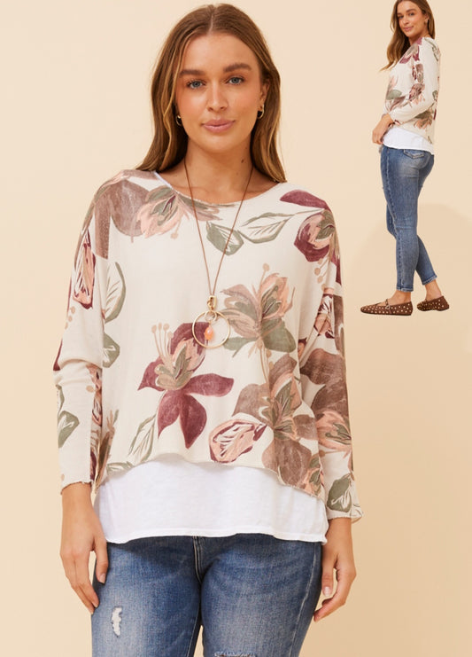 Melika Double Layer Cotton Top