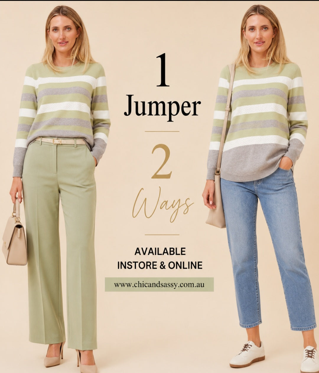 Striped Soft Knit Sweater