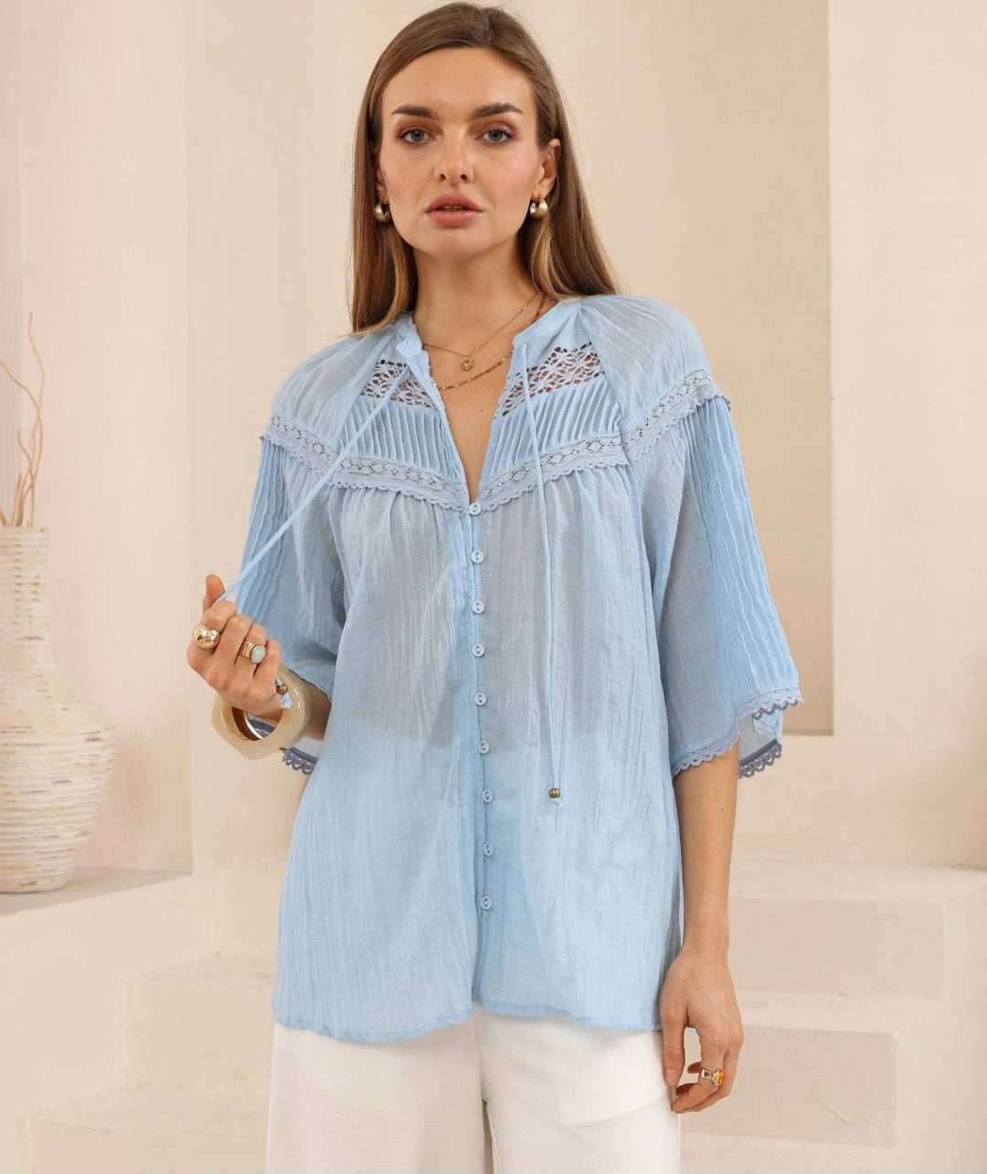 Sky Blue Top