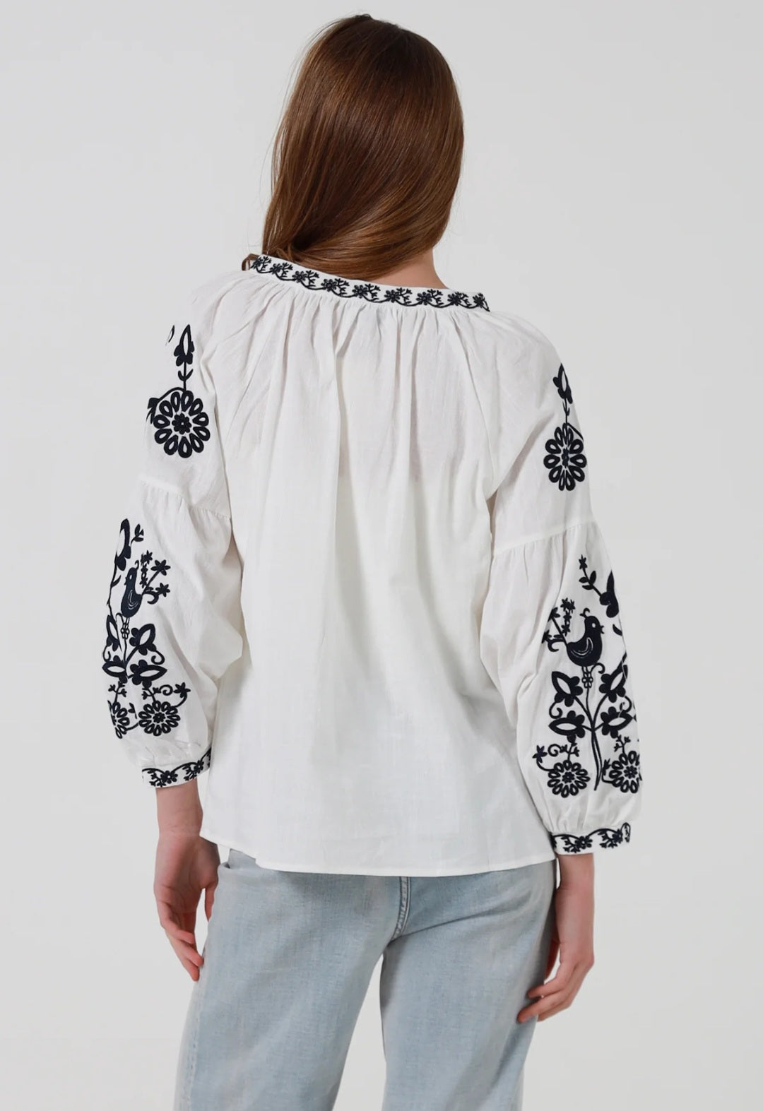 Embroided Cotton Top
