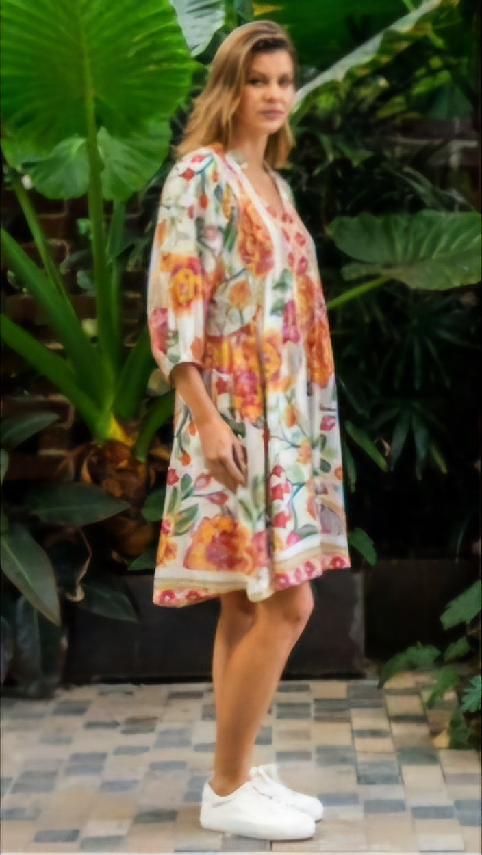 Rayon Knee Length Dress