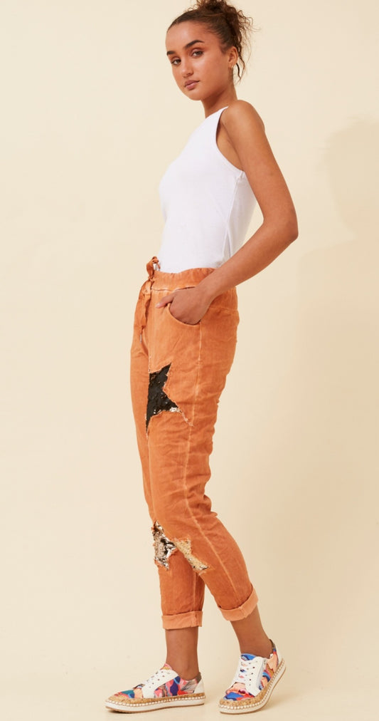 Janya Cinamon Joggers