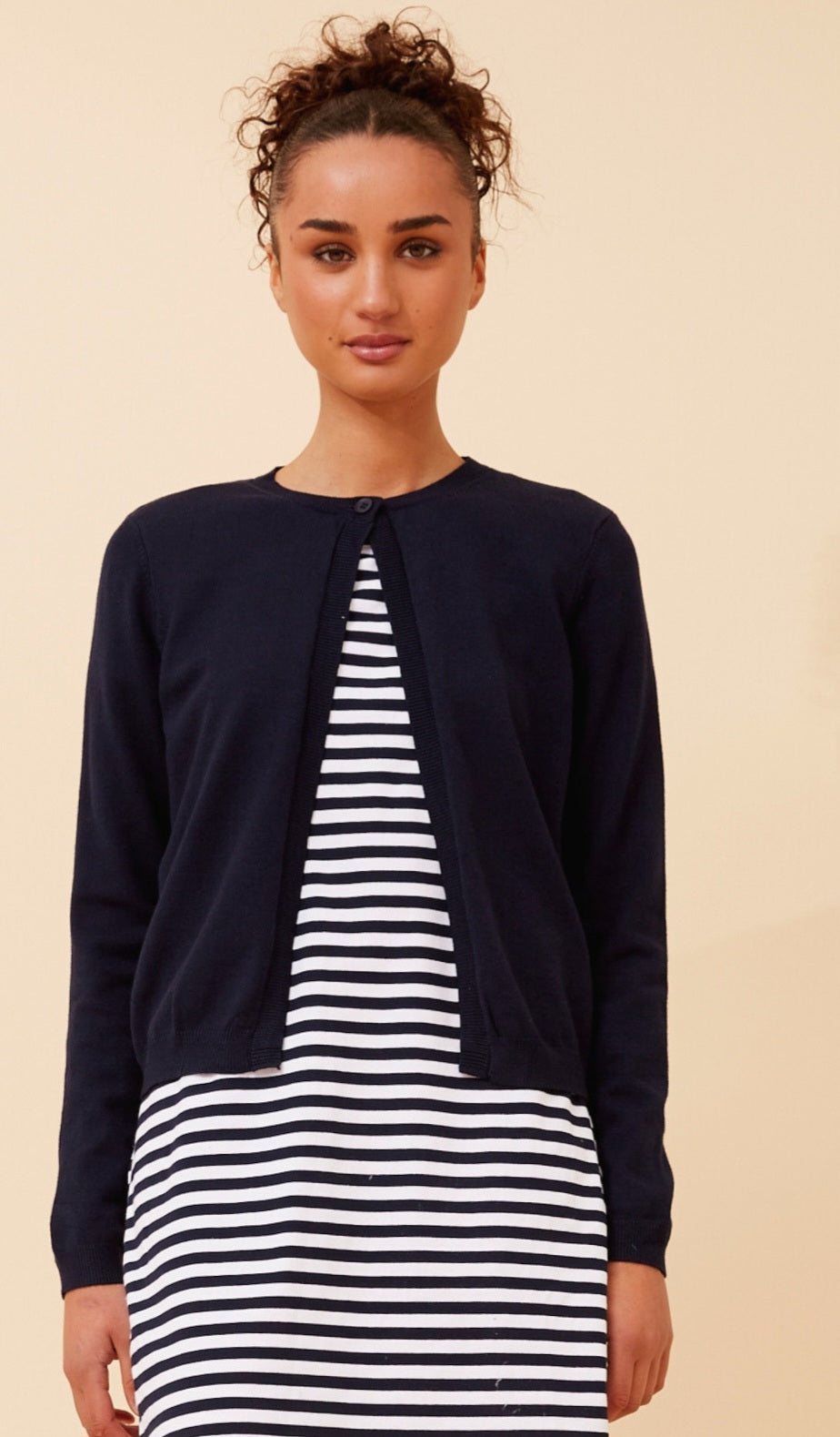 Navy Cardy
