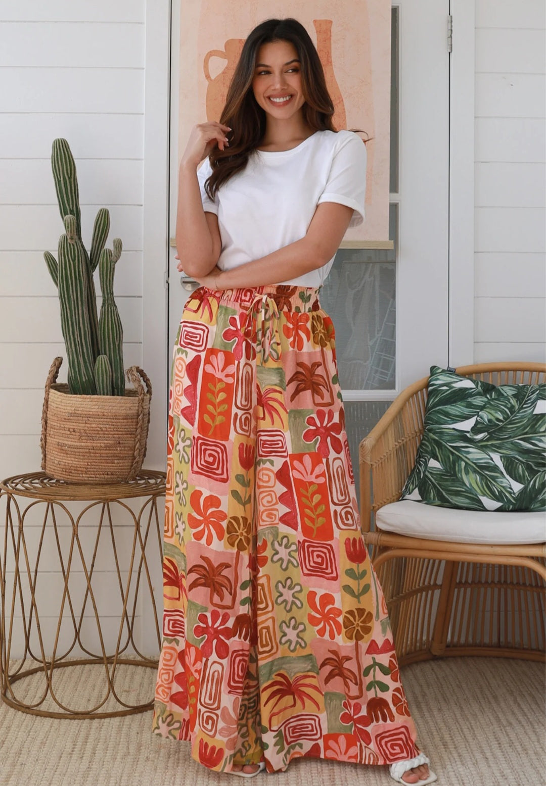 Wide Leg Pants with Pockets