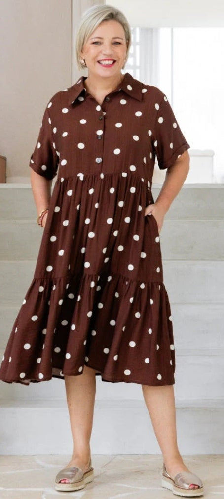 Chocolate Spot Dress