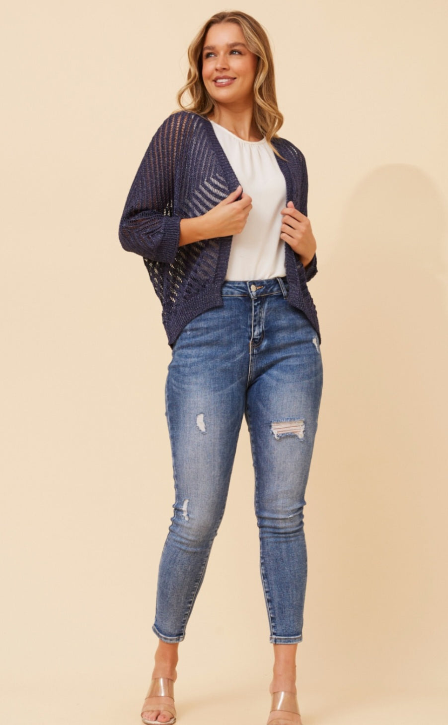 Navy Bolero