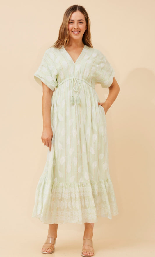 Soft Mint Maxi Dress