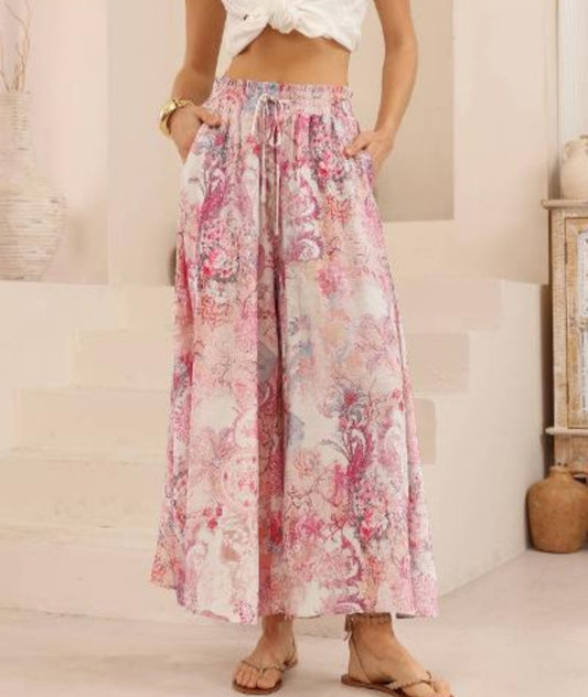 Rose Flutter Pants