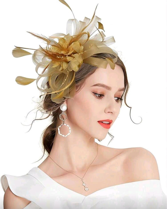 Champagne & Gold Fascinator