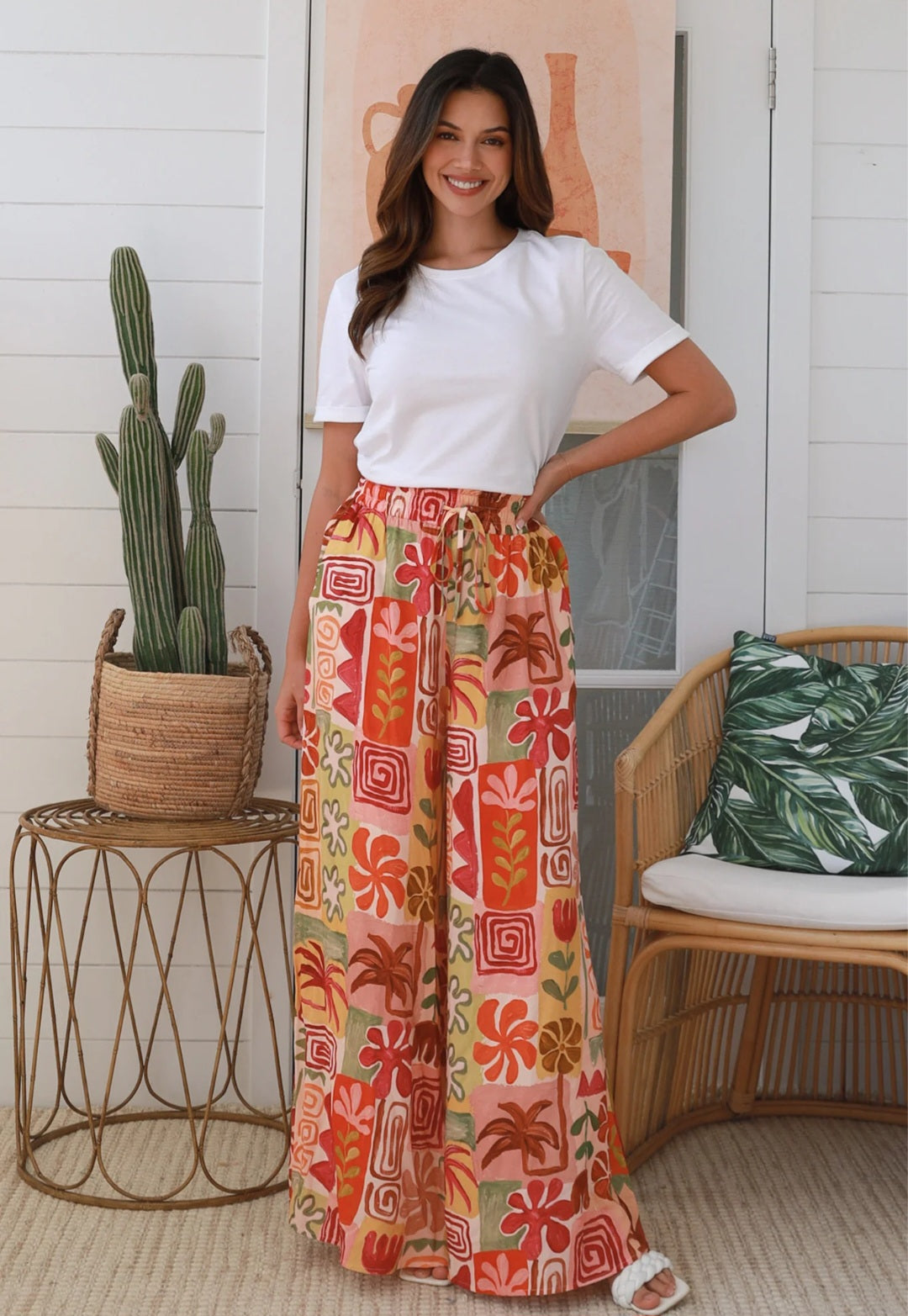 Wide Leg Pants with Pockets