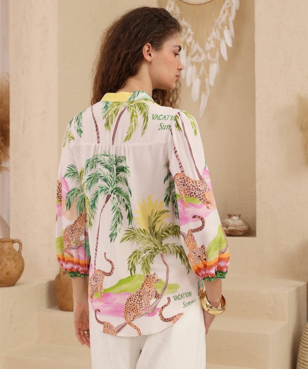 Colourful Rayon Blouse