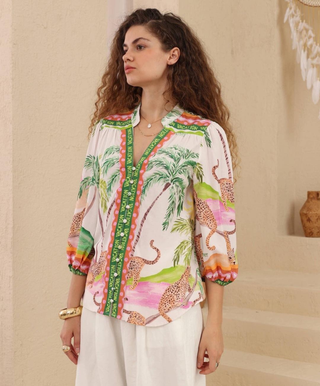 Colourful Rayon Blouse