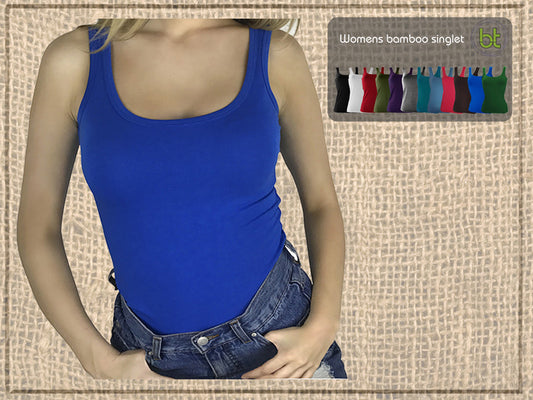 Bamboo Singlet Tops