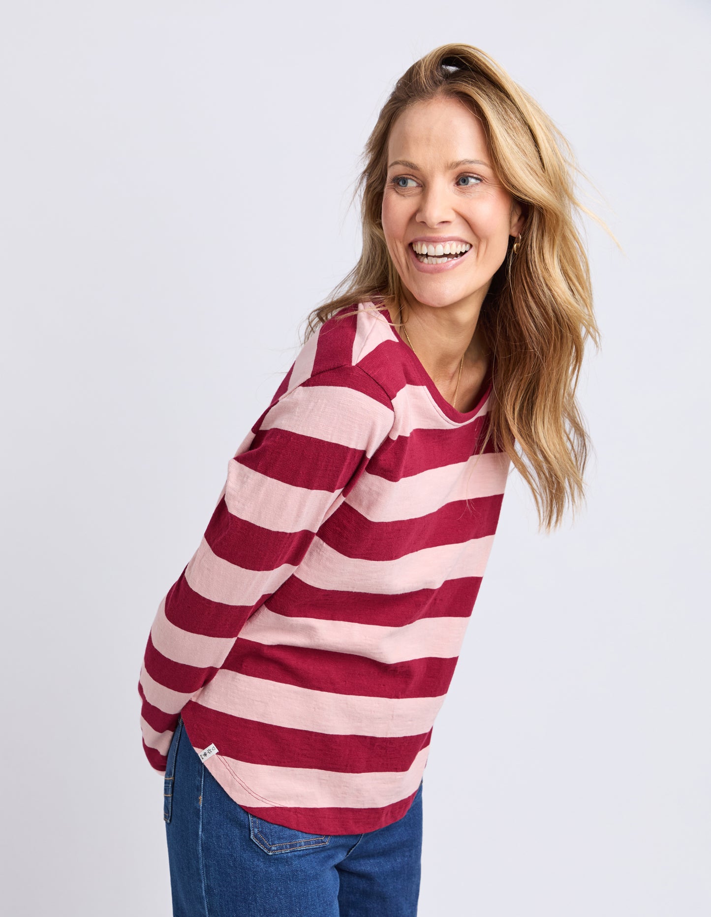 Spritz Stripe Long Sleeve Tee