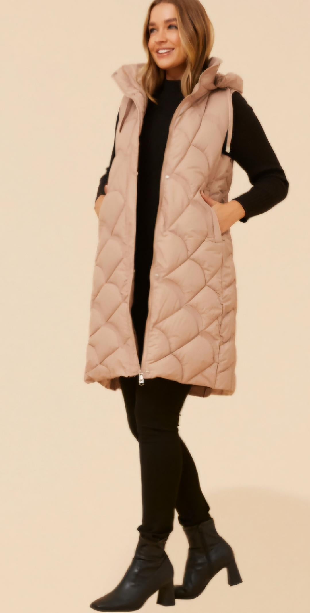 The Throw-On-And-Go Longline Puffer Vest