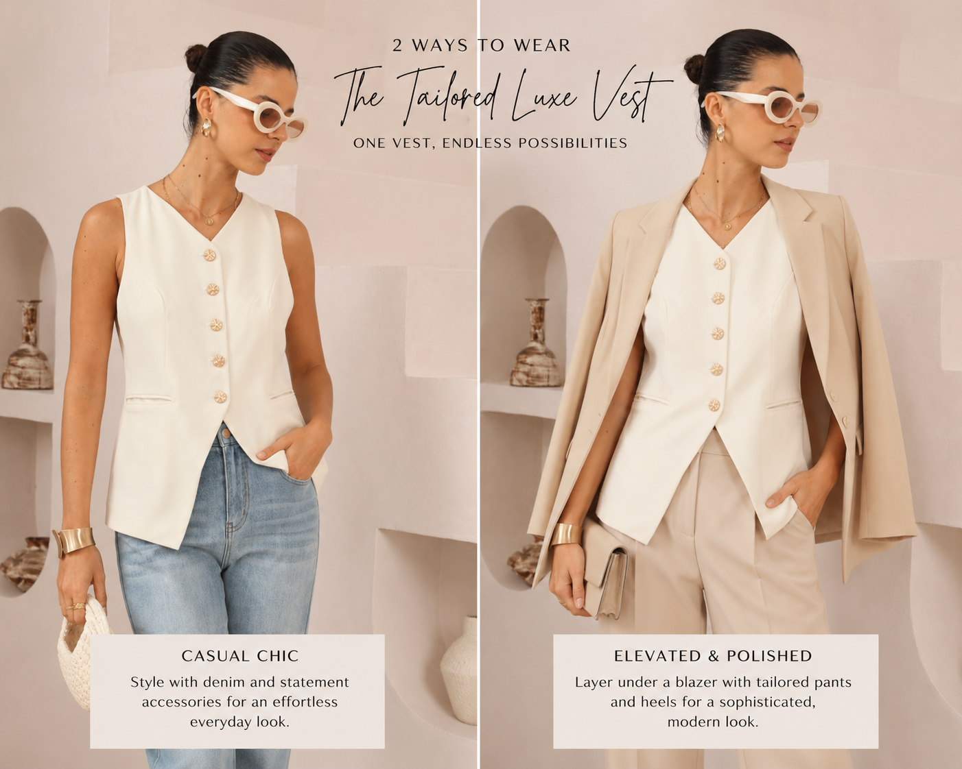 Lined Tailored Vest