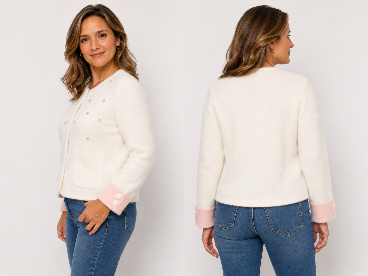 Pearl Whisper Knit Jacket