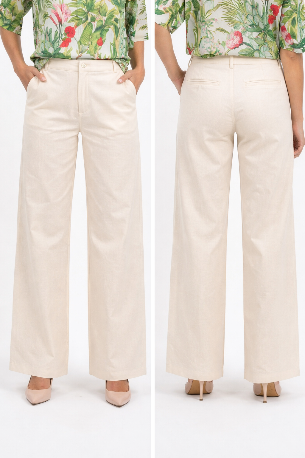 White Linen Pants
