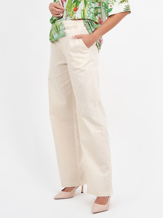 White Linen Pants