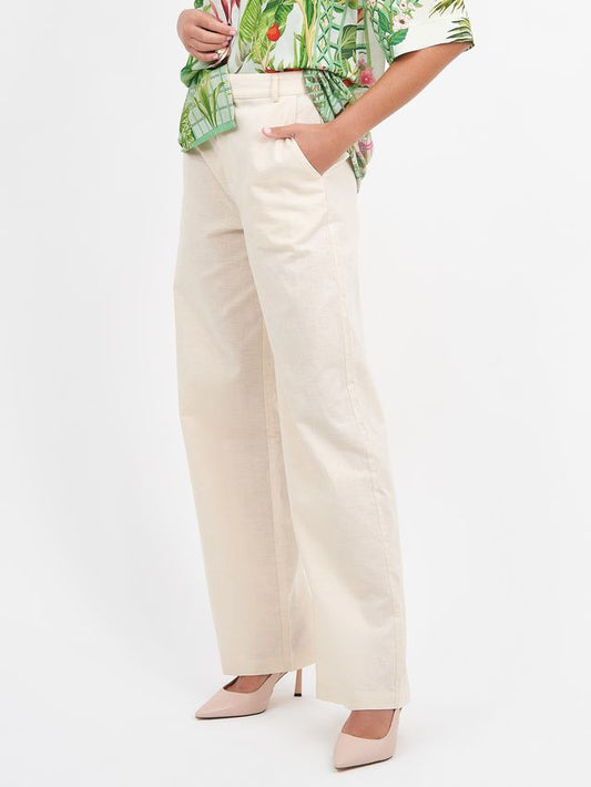 White Linen Pants